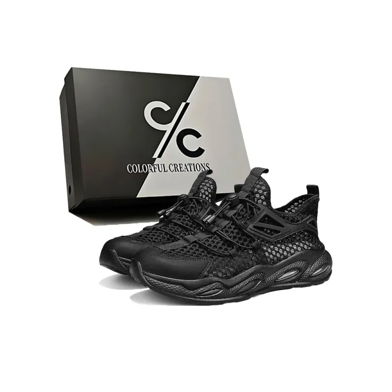 Colorful Creations Slip Resistant, Abrasion Resistant, Breathable Low Top Casual Shoes Men's Box-0