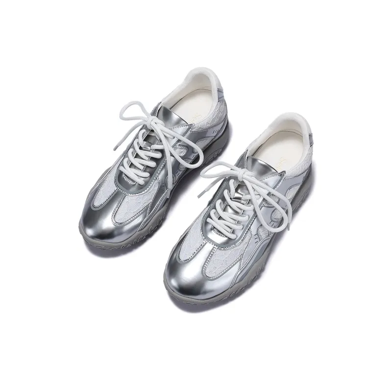 SELAIYA Slip Resistant, Abrasion Resistant, Breathable, Height Increasing Low Top Skateboard Shoes Women's-7
