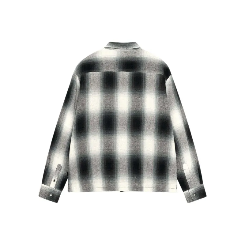 Stussy Loose Weave Plaid Shirt-1