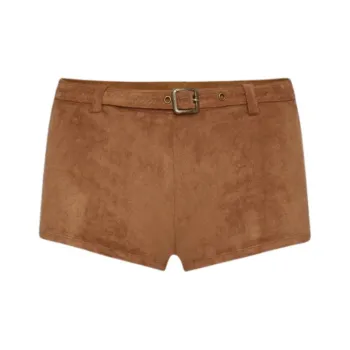 FRANKIES BIKINIS Casual Shorts Women's Brown