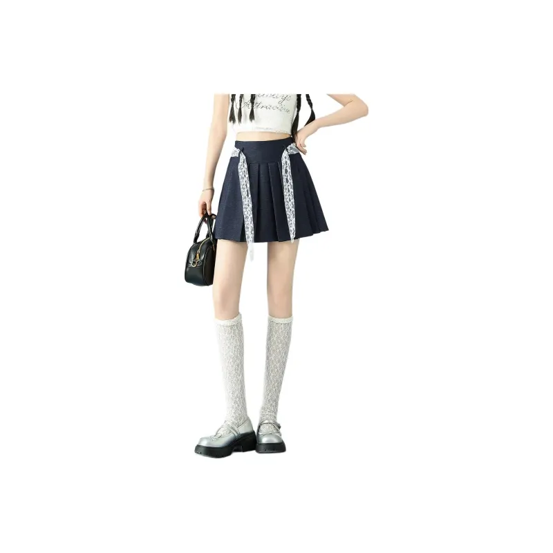 FAWENXIANGZI Spring, Summer, Fall Casual Short Skirts Loose Fit Women's-6