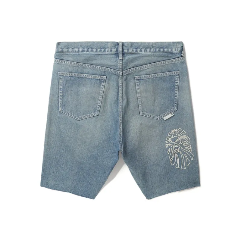 BAPE BLACK Denim Shorts Men Blue BLX-1