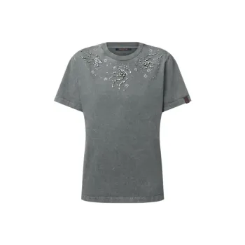 LOUIS VUITTON Rhinestone Swirl T Shirt