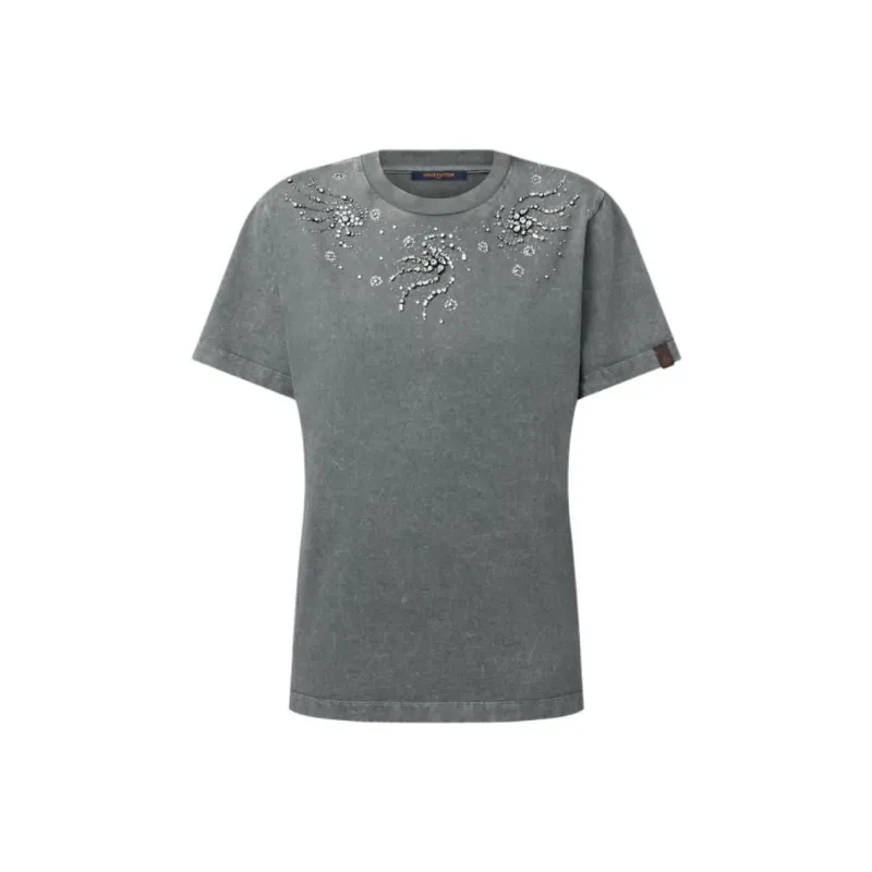 LOUIS VUITTON Rhinestone Swirl T Shirt-0