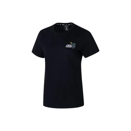 Skechers T Shirt Women's Carbon Black