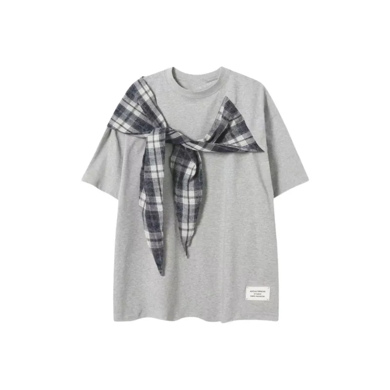 DOKZB Regular T Shirt Women's Gray-0