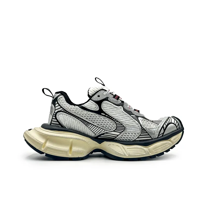 Hong Kong Meng Slip Resistant, Breathable, Height Increasing Low Top Chunky Sneakers Unisex-21