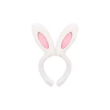 White Bunny Ears Headband