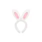 White Bunny Ears Headband