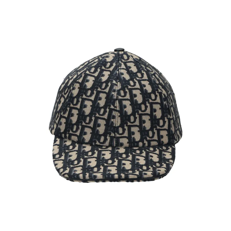 DIOR Sheepskin Baseball Caps Unisex Brown/Blue-1