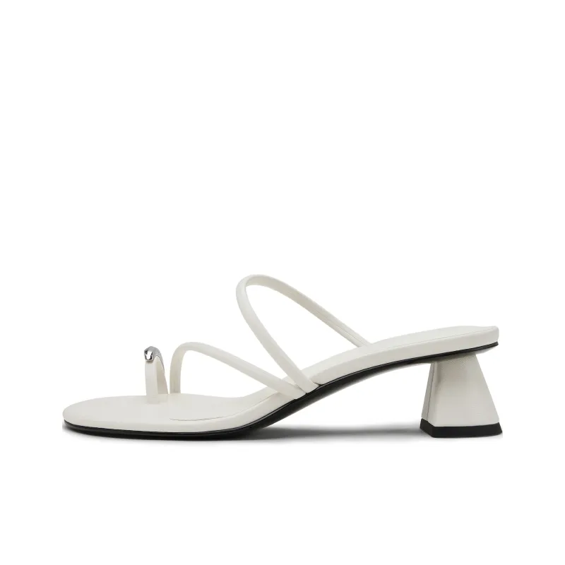 CHARLES&KEITH Composite Sole Slide Slippers 5cm Women's-0