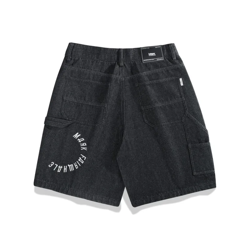 FAIRWHALE Denim Shorts Men's Black-1