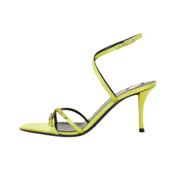 SAINT LAURENT Lydia One Strap Sandals 11cm Women's Green