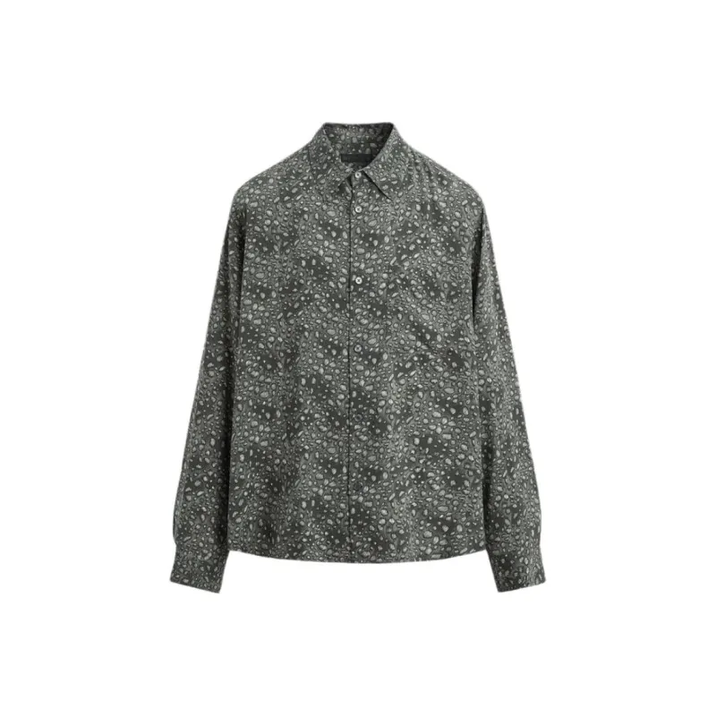 ZARA Shirts Men Gray-0