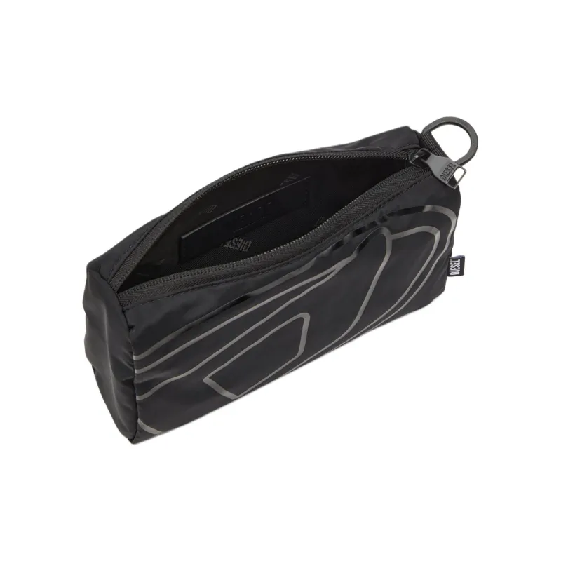 DIESEL Polyester Travel Storage Bag Men's Black-4