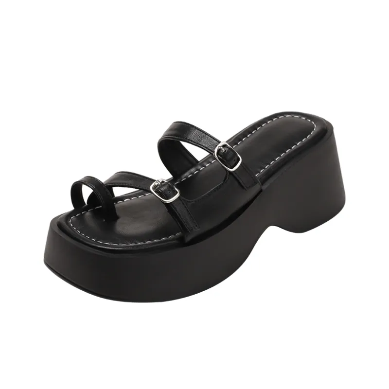 TATAYA Rubber Sole Abrasion Resistant Slide Slippers Women's-5
