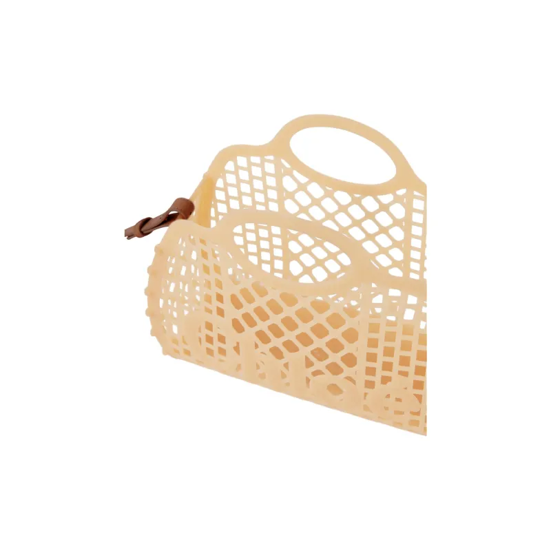 Chloe TPU Tote Bag, Shopping Bag, Shoulder Bag, Handbag Women's Beige-3