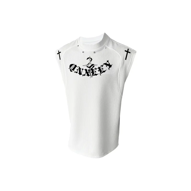 Qnxeey Tank Tops Unisex-2
