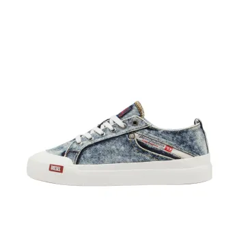 DIESEL S Athos Low Top Canvas Shoes Women's Blue