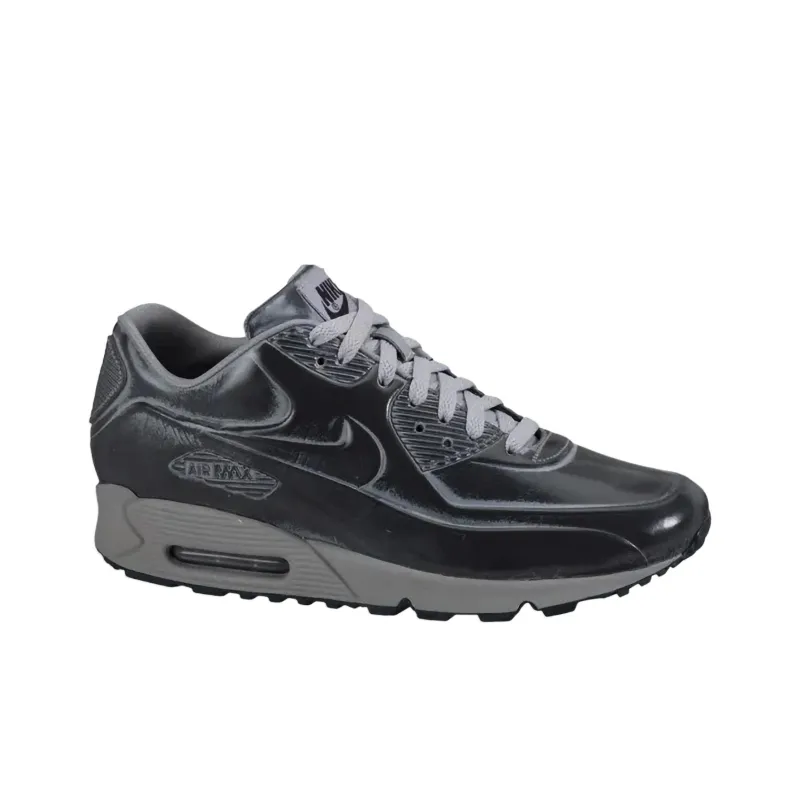 Nike Air Max 90 Shock Absorbers With Slip Resistant Features Low Top Casual Shoes Unisex Black-1