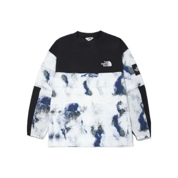 THE NORTH FACE Sweatshirt Unisex Earth Printing And Dyeing Blue