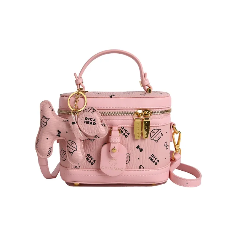 Meow In The Grass PU Handbag Women's Multicolor-17