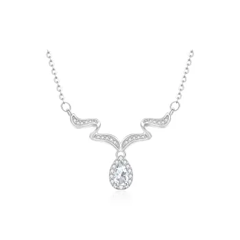 Lao Feng Xiang S925 Silver Necklaces Women's