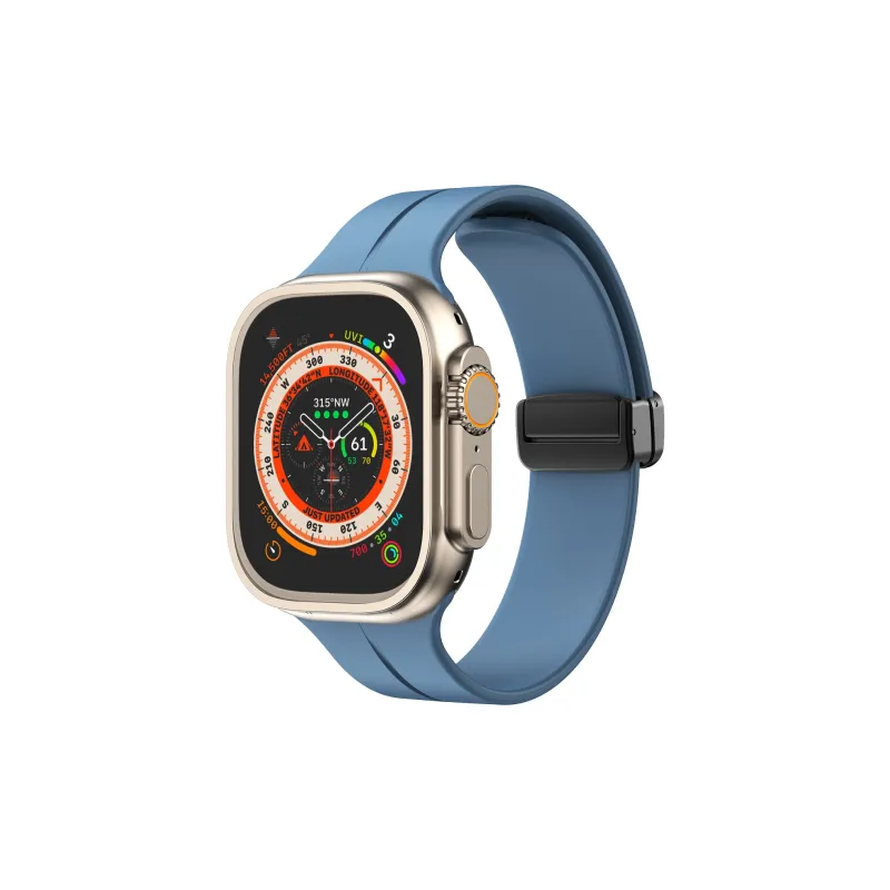 KVZUVUU IwatchS10/s9/8/7/6/Ultra Apple Compatibility Watch Band Silicone Material-20