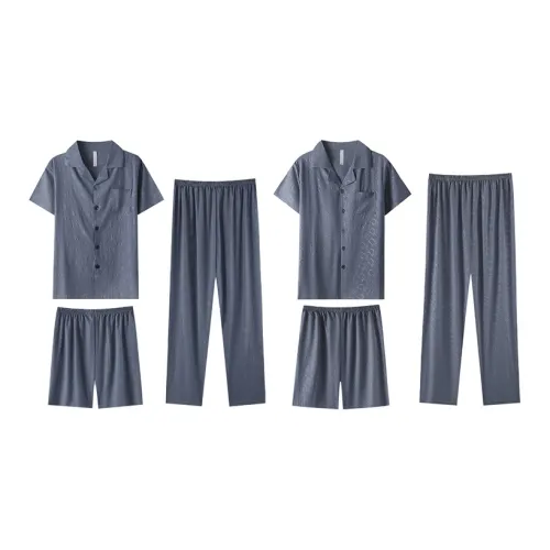 Cotton Gene Pajama Set Men's Multiple Packs