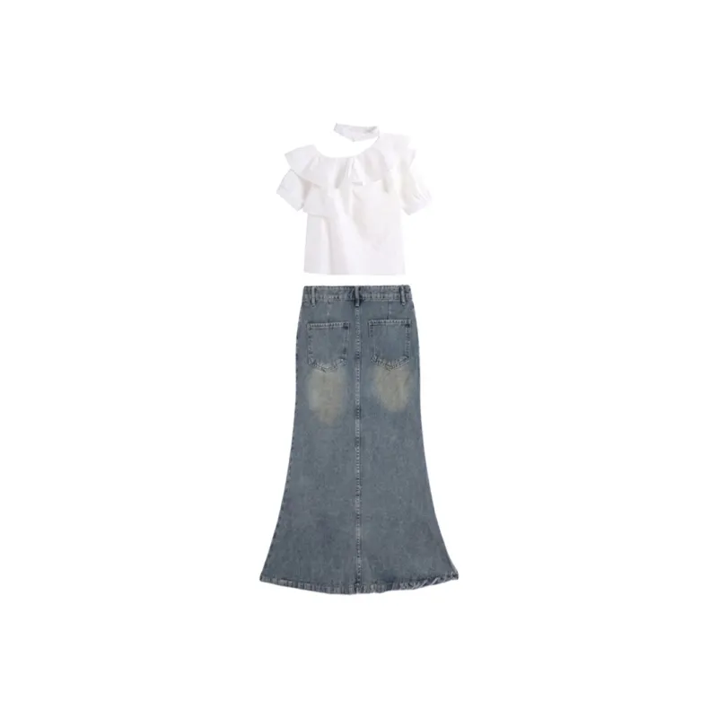 PLANE DRIFT Two Piece Skirt Sets Women's-1