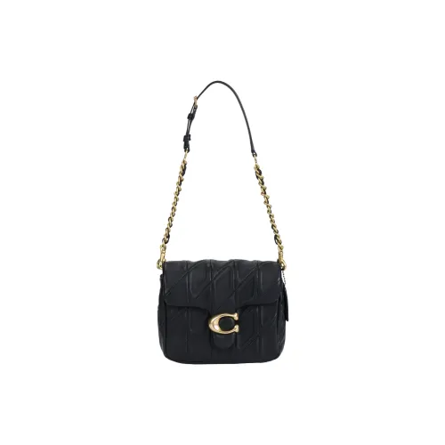 COACH Times Square Tabby Sheepskin Crossbody Bag, Shoulder Bag Trumpets Women's Black