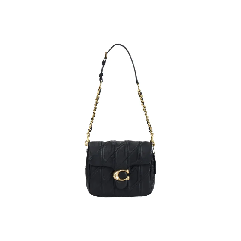 COACH Times Square Tabby Sheepskin Crossbody Bag, Shoulder Bag Trumpets Women's Black-0