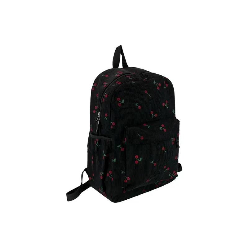 Kewuku Corduroy Backpack Regular Unisex Multicolor-5