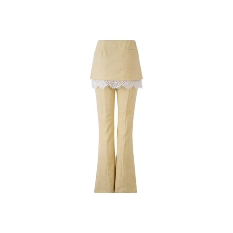 TCH Casual Pants Women's Yellow-2