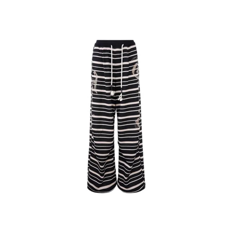 TCH Casual Pants Women's Black Base Gold Logo-4