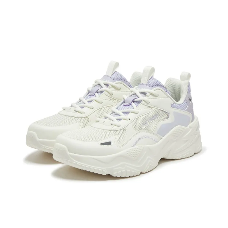 361° Slip Resistant, Abrasion Resistant, Breathable Low Top Casual Shoes Women's Chalk Purple-2
