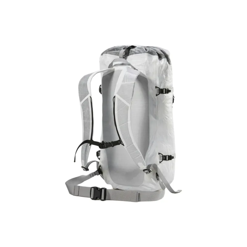 Arcteryx ALPHA Mountaineering Bag Outdoor Bag Polyethylene 30L Gray White Unisex-2