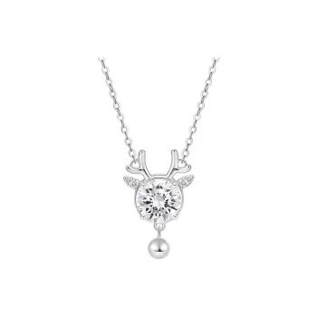 SINO GEM S925 Silver Necklaces Women's