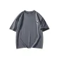 Dark Gray-Short-Sleeved-Elf White (Small Logo)
