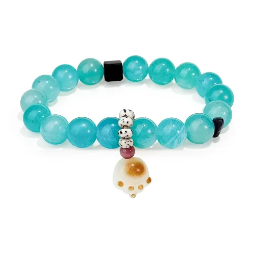 PUTUOSHANWENCHUANG Chalcedony Bracelets Unisex