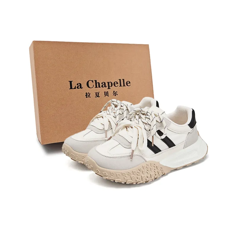 La Chapelle Height Increasing Wear-Resistant Low-Top Casual Shoes Women's-12