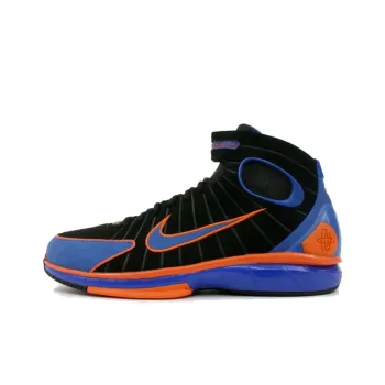 Nike Air Zoom Huarache 2K4 Cushioning Wear Resistant High Top Basketball Shoes Unisex Black Blue