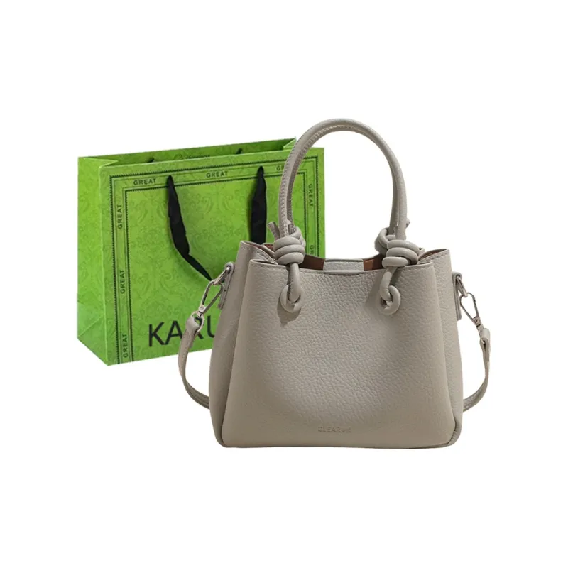 KARUISHA PU Handbag Women's White/Light Blue/Pink/Black-4