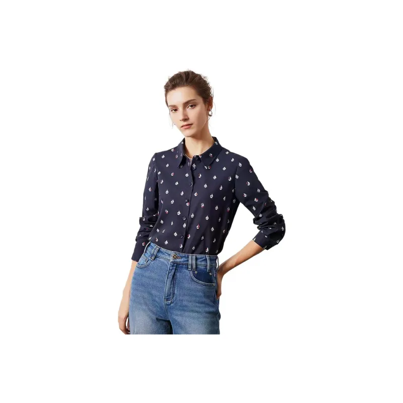 NAVIGARE Shirts Women's Marine Blue-0