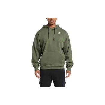GYMSHARK Crest Sweatshirt Men's Green