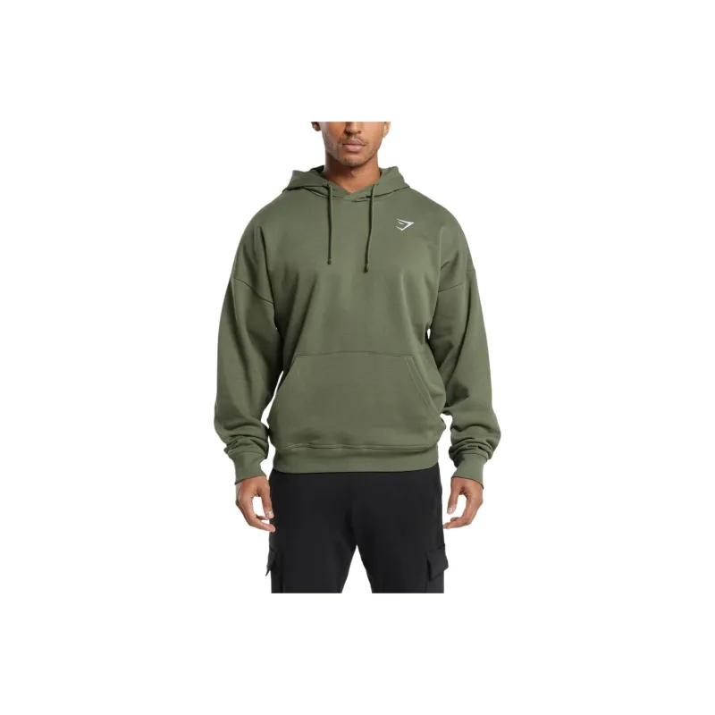 GYMSHARK Crest Sweatshirt Men's Green-0