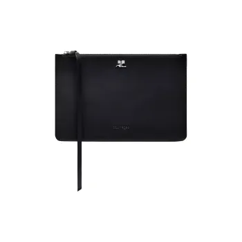 COURREGES Fabric Wallet Unisex Black