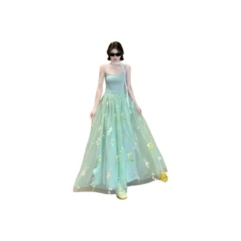 Dior Beauty Slip Dresses Women's Green