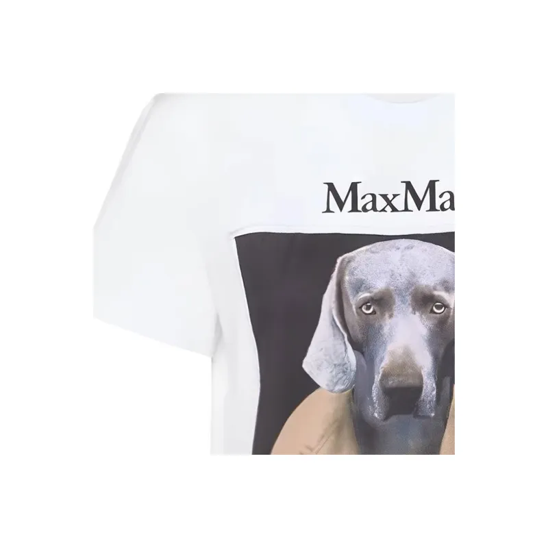 MaxMara Graphic Printed Crewneck T Shirt-2