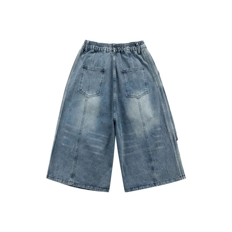 TIRED Denim Shorts Unisex-1